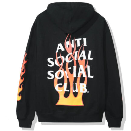 Anti Social Social Club Black Firebird Hoodie