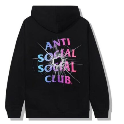 Anti Social Social Club Black Theories Hoodie Back