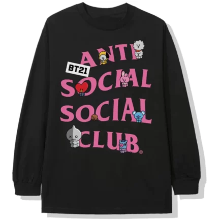 Anti Social Social Club Track long sleeve Tshirt