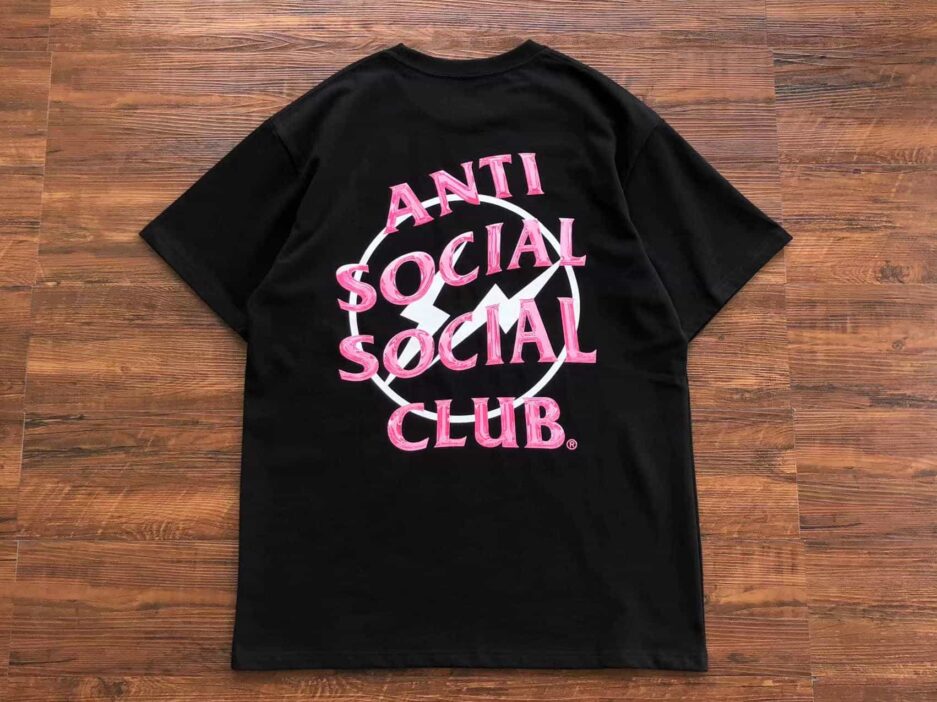 Anti Social Social Club x Fragment Pink Print